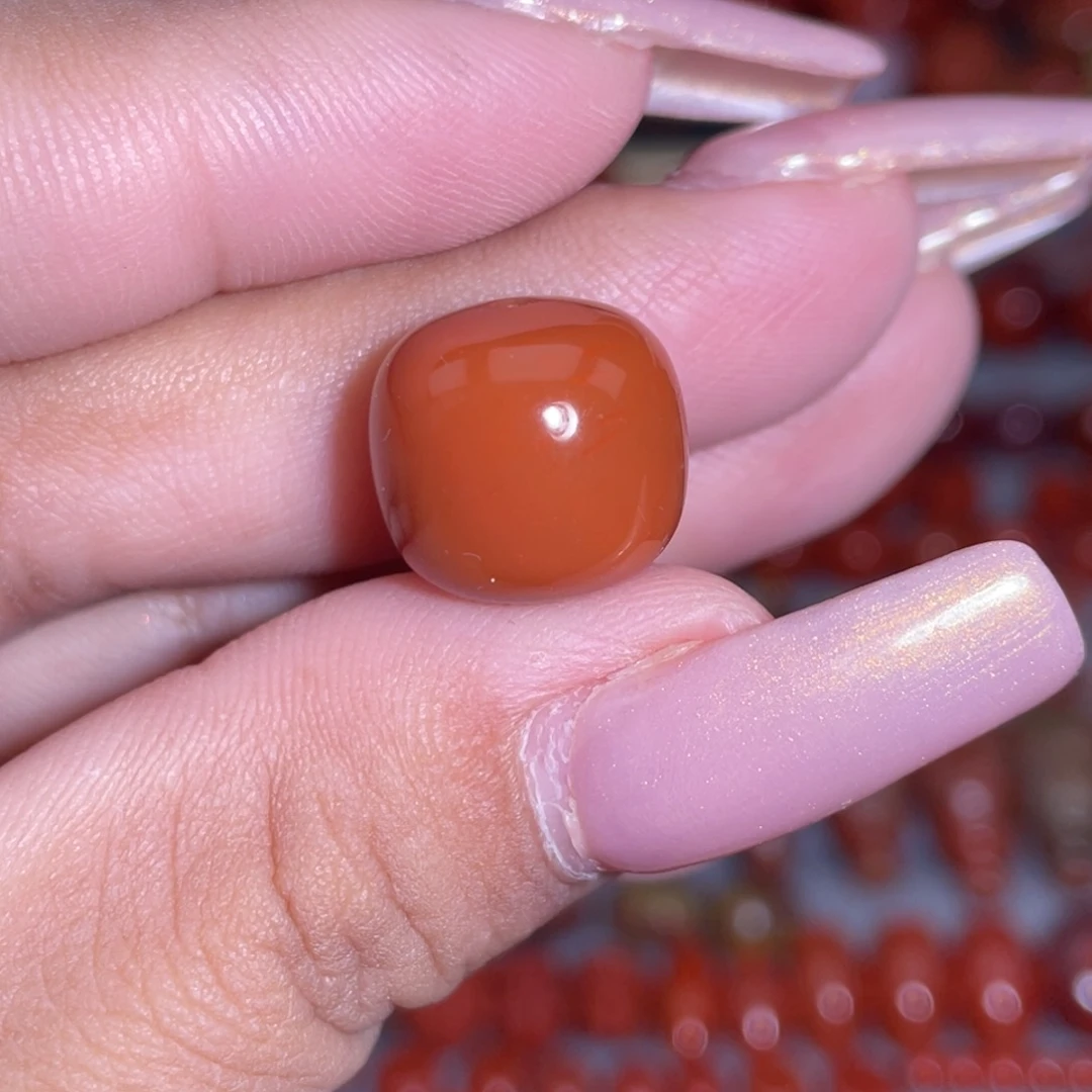 南红玛瑙未镶嵌瓦西老型卡14