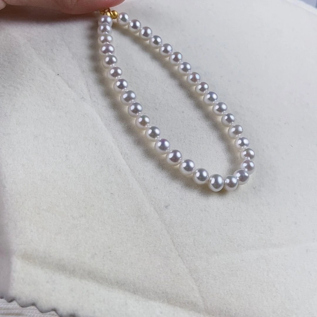 淡水珍珠手绳银S925镶嵌