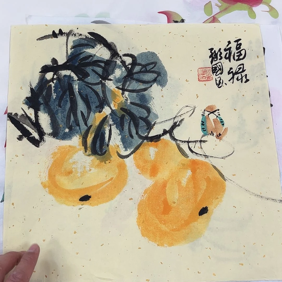 国画国画作品宣纸纯手绘
