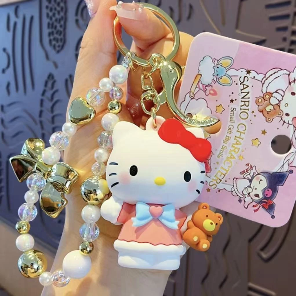 三丽鸥凯蒂猫可爱挂件钥匙扣kitty玉桂狗库洛米包包挂饰