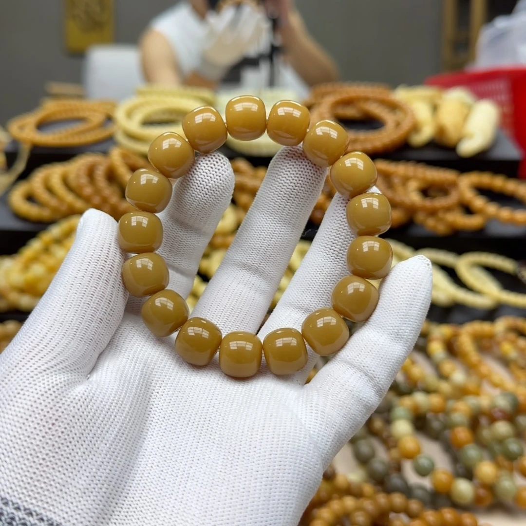 菩提根/象牙果手串13.14 8到10年 鬼工