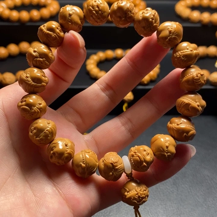 手串猴头核桃瑞兽弥勒新款