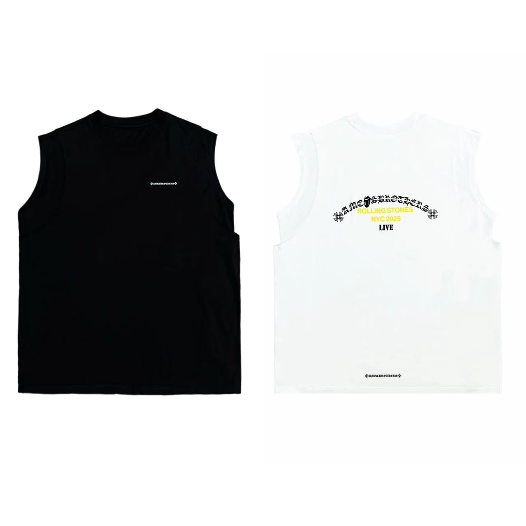 [N]黑白两色梵文十字儿童薄款爽滑凉感无袖坎肩背心（夏日炎炎）