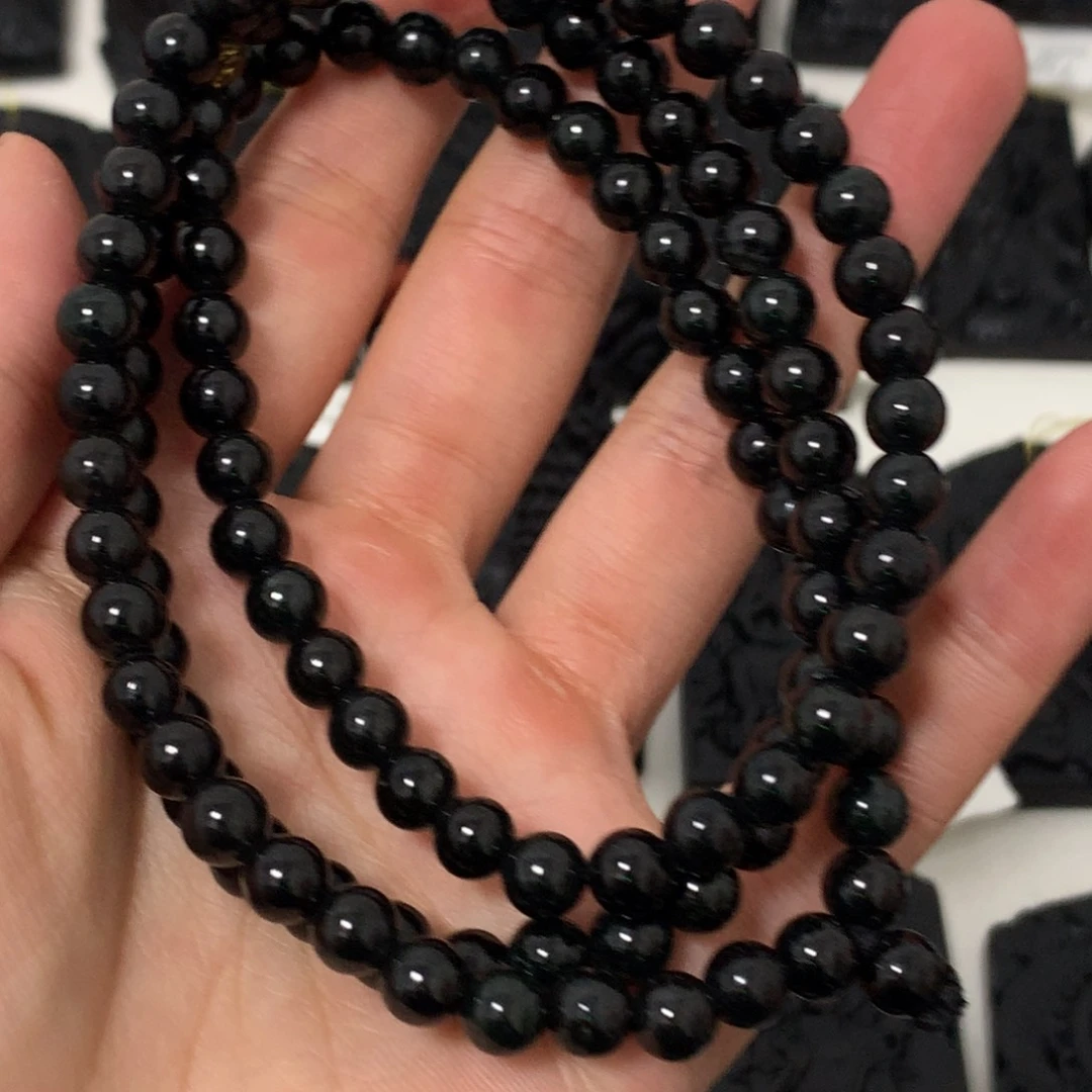 翡翠未镶嵌颈饰天然缅甸a货钢琴黑挂件