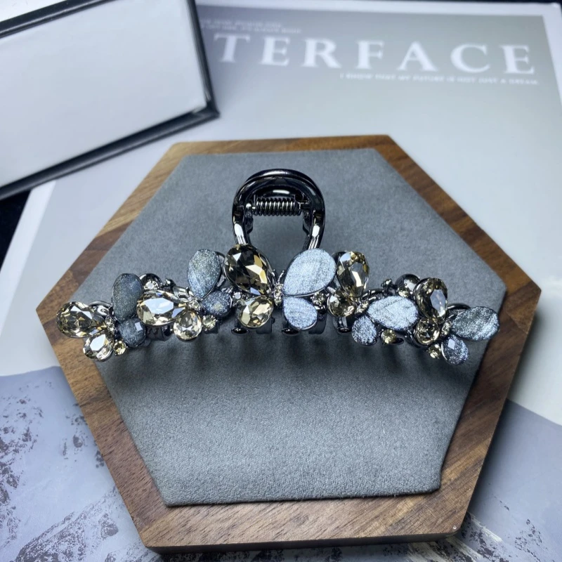 L465精致蝴蝶大号11厘米抓夹