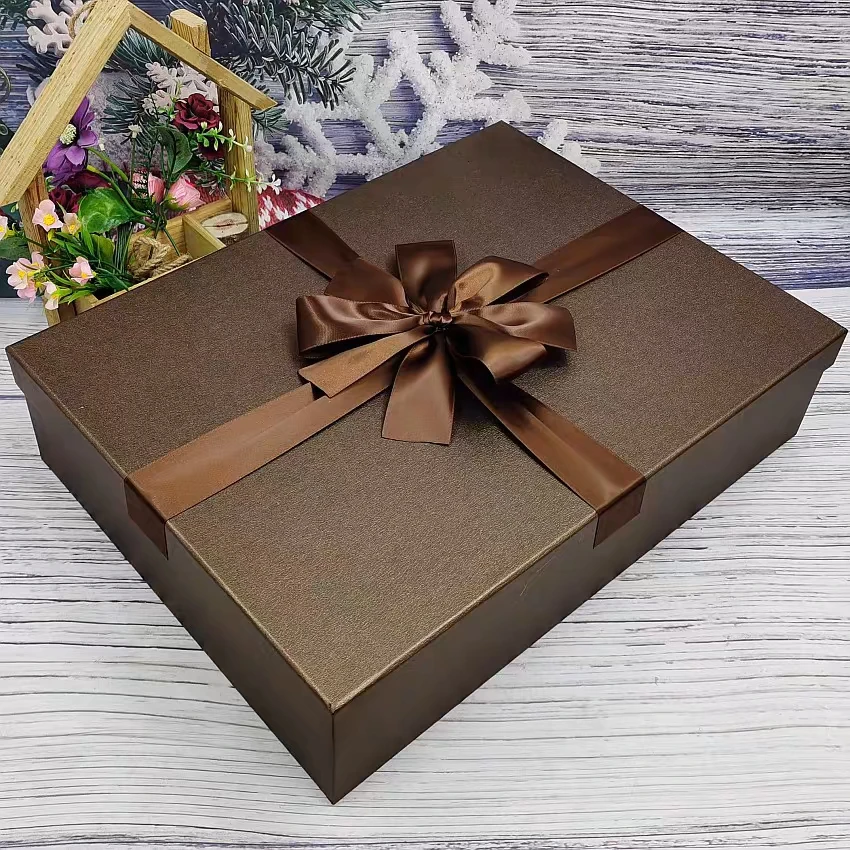 【临时】棕色 男生款高级生日礼物盒空盒可作伴手礼礼盒