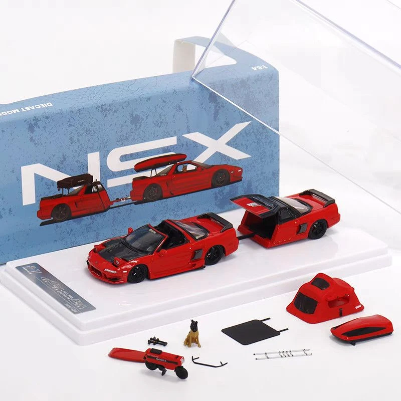 MLGB 1:64 本田NSX 露营套装 TRA by Chris Cut 合金汽车模型