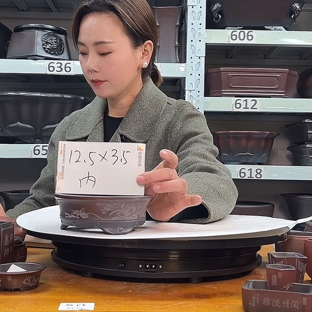 紫砂花盆宜兴紫砂28号