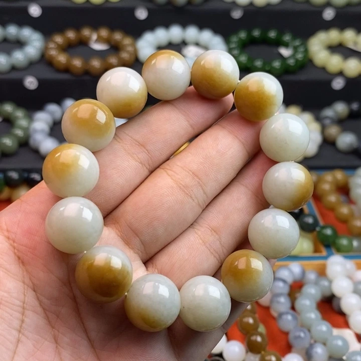 手串未镶嵌和田玉Q卡16糖白