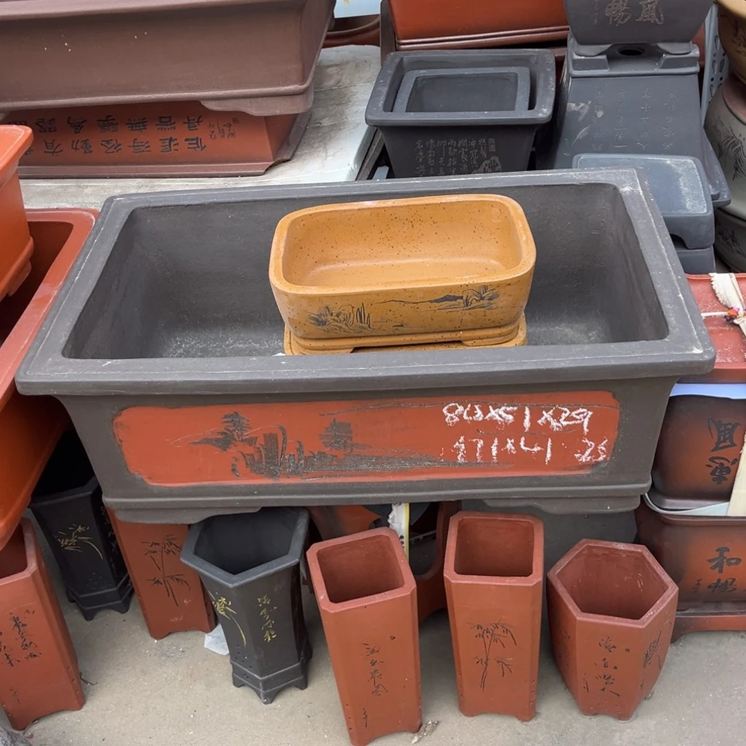 紫砂花盆盆景艺术