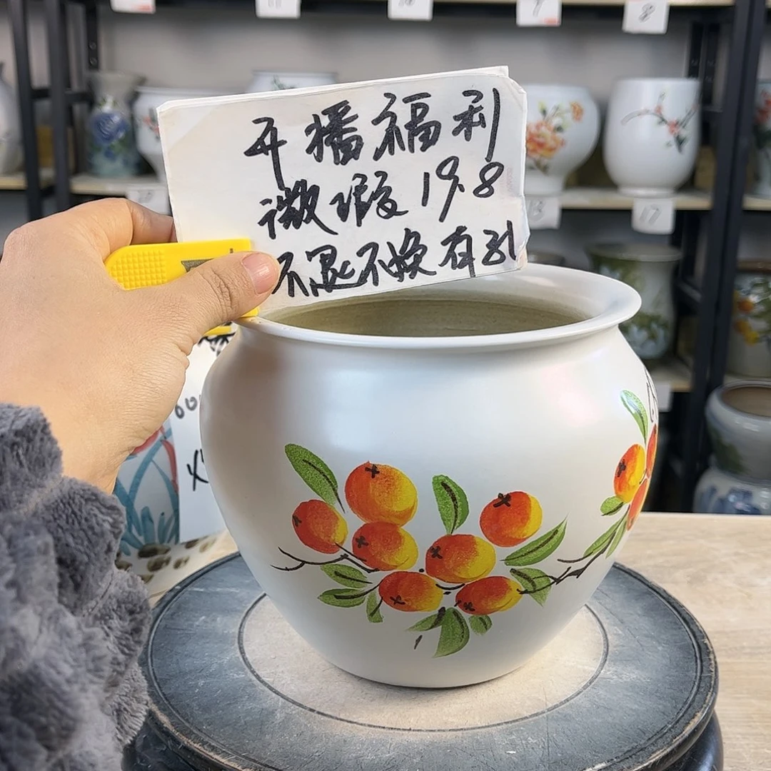 罐1xc景德镇陶瓷花盆