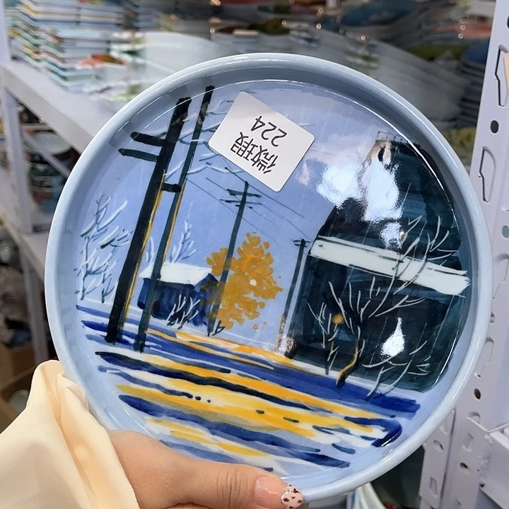 陶景德镇釉下手绘陶瓷