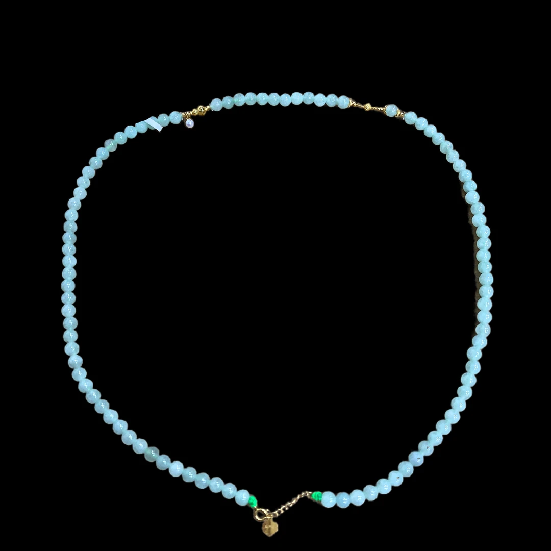 V8142 翡翠18K项链孤品