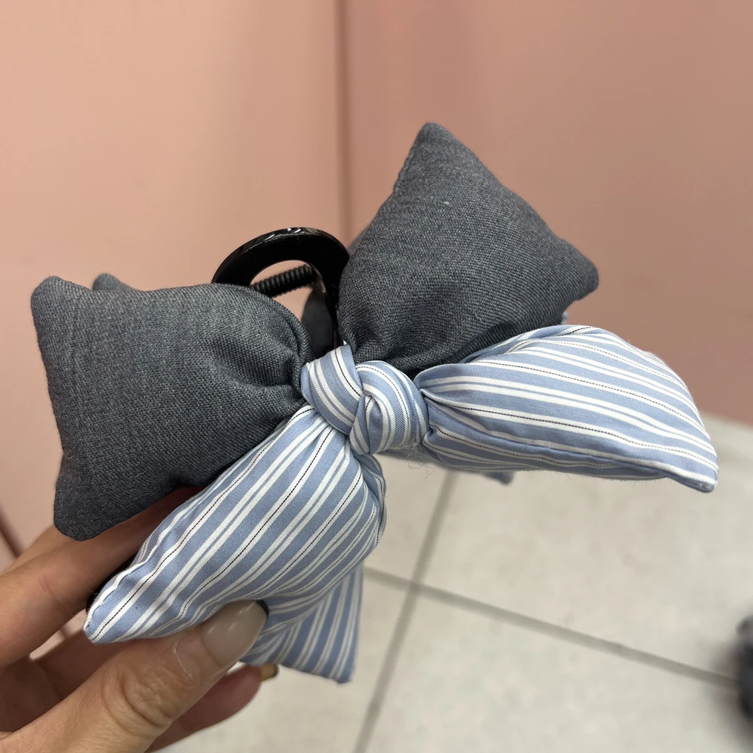 学院风蝴蝶结抓夹