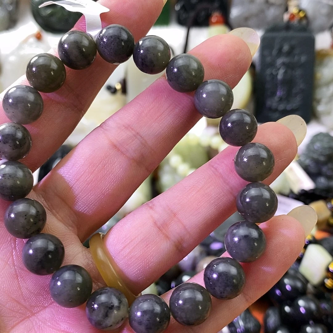 手链未镶嵌和田玉（糖玉）