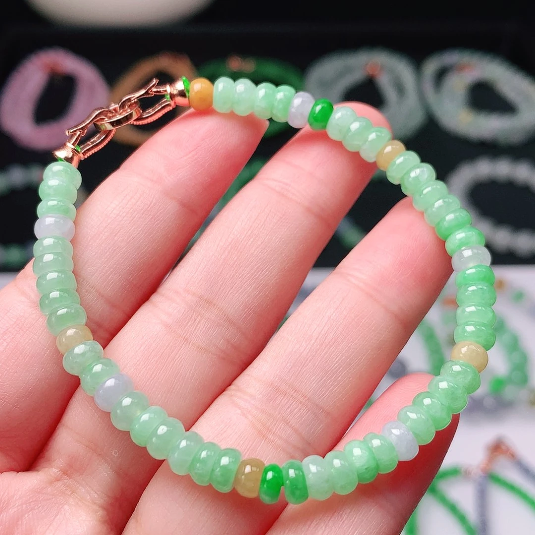 未镶嵌手链翡翠翡翠