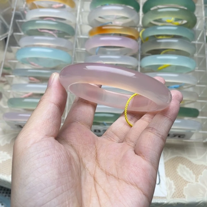 玛瑙/玉髓未镶嵌手镯55圈口