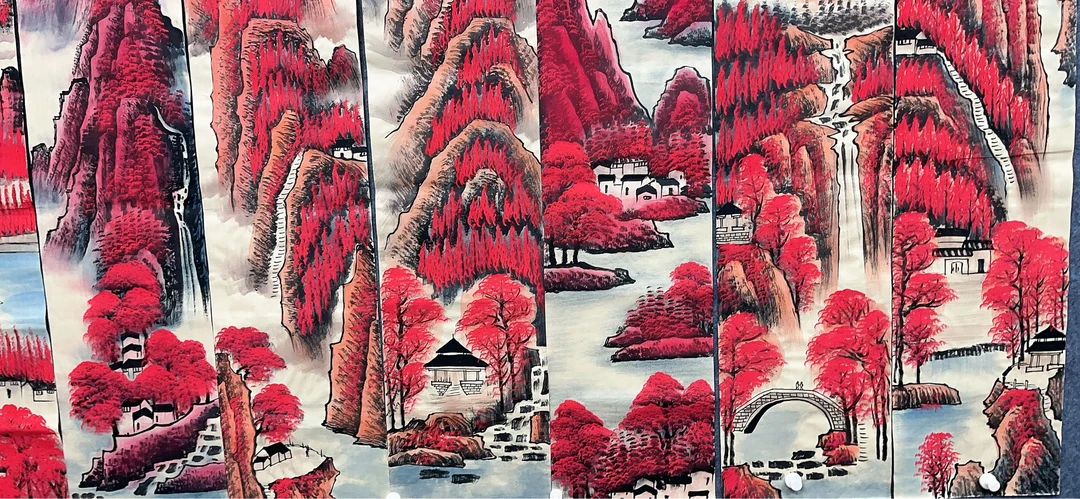 【鸿忆】精品八条屏装饰画通用链接