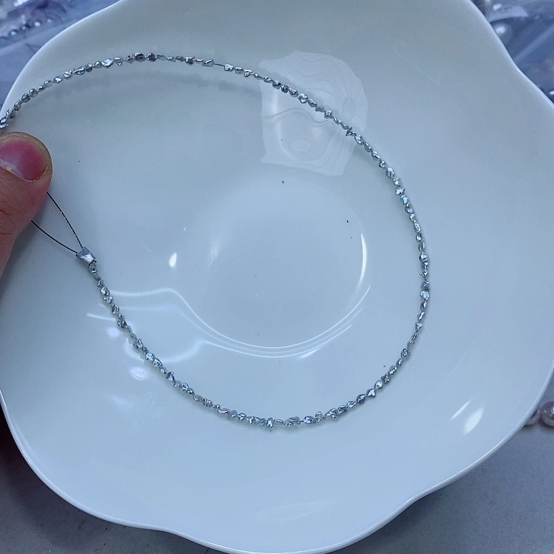 海水珍珠颈饰银S925镶嵌