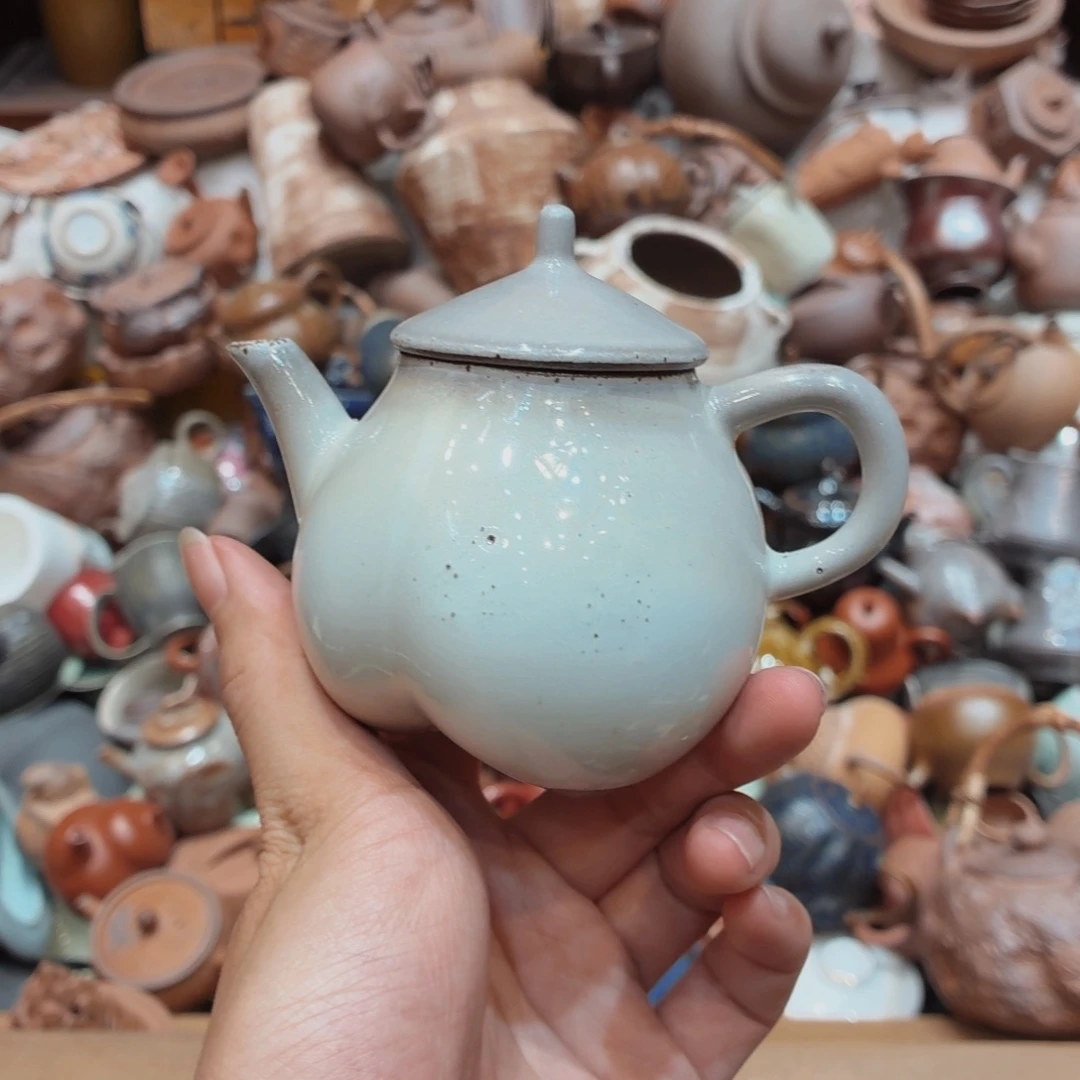 柴烧老岩泥高温茶器皿