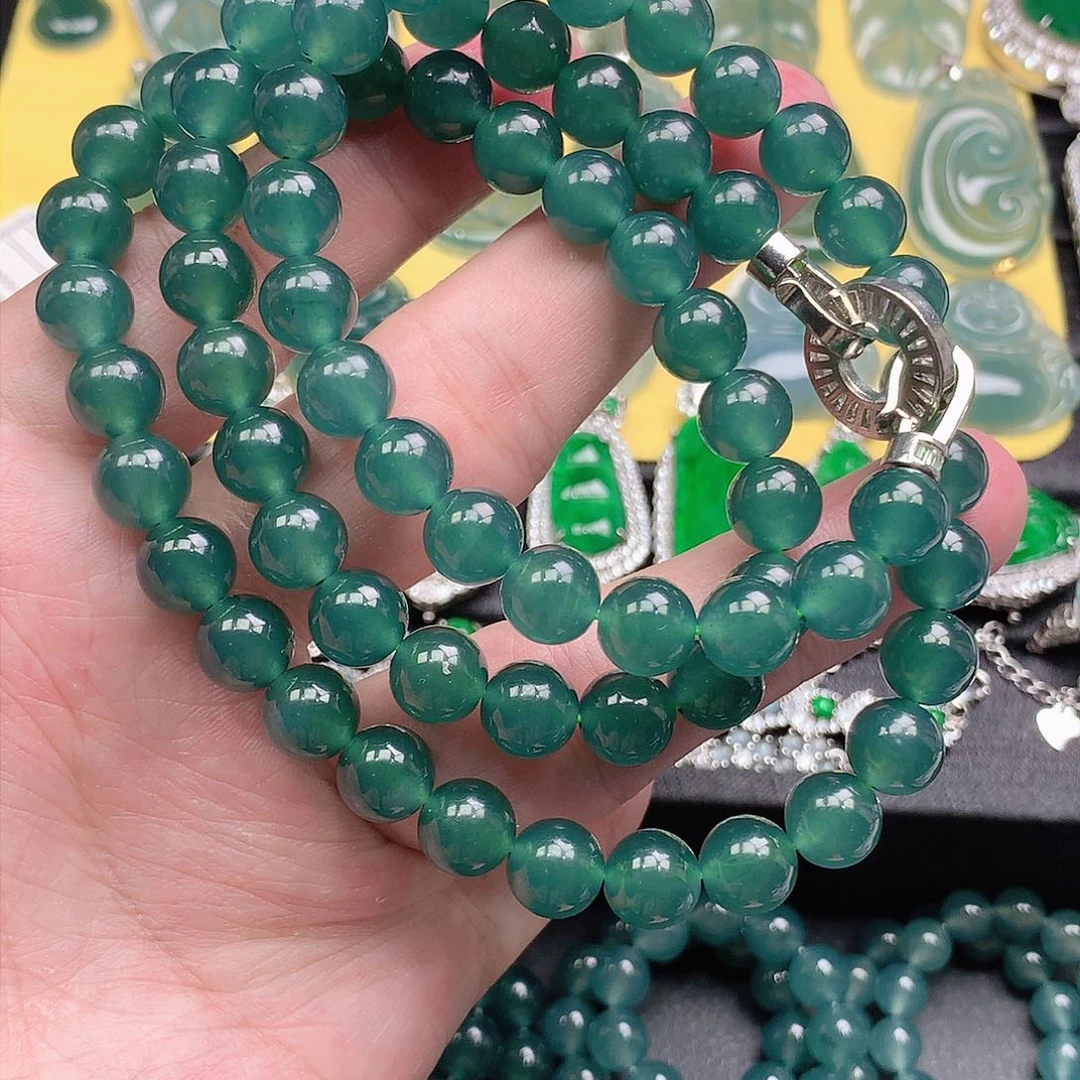 翡翠吊坠(不含链)未镶嵌青**水