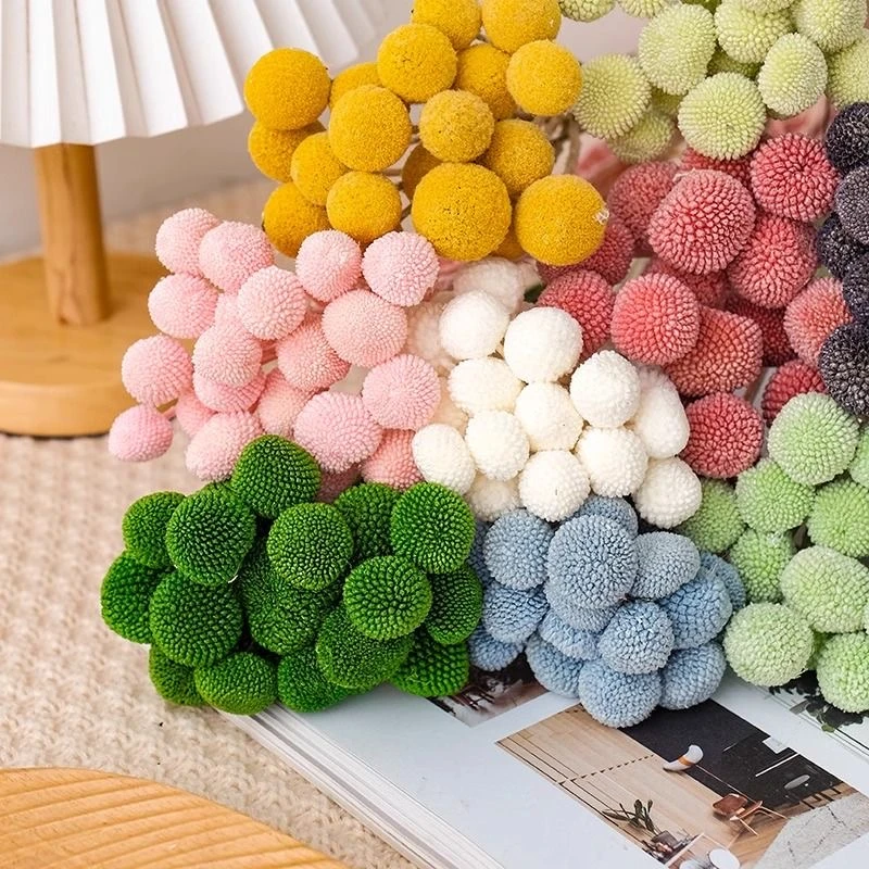 永生花黄金球球云南鲜花制作持久装饰家居插花材料