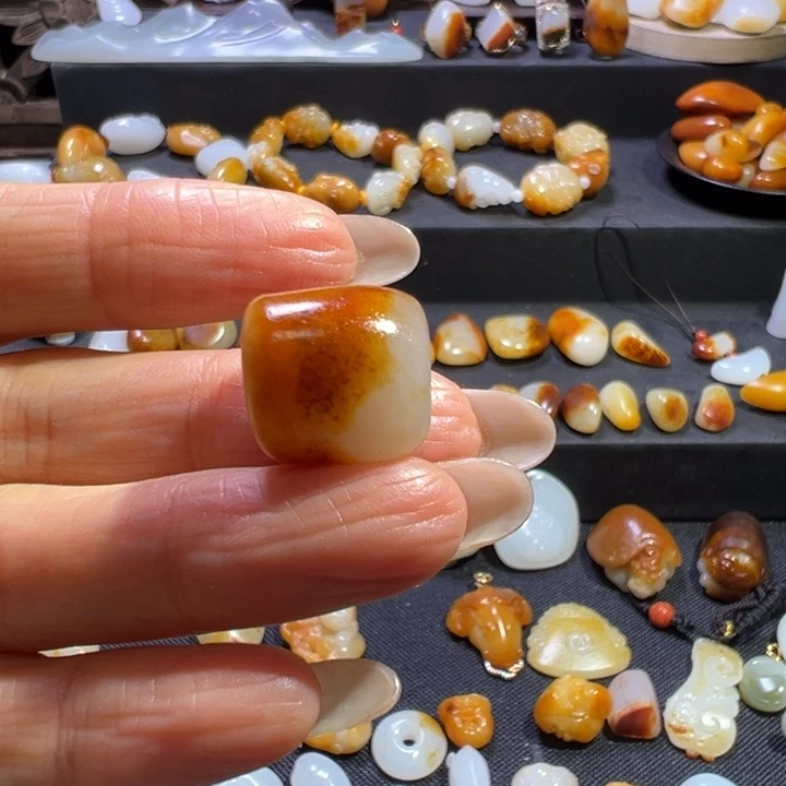 西***霸和田玉未镶嵌项链