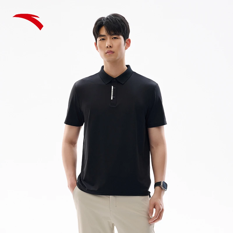 安踏型动polo丨短袖polo衫男装夏季新款休闲通勤翻领凉感t恤上衣