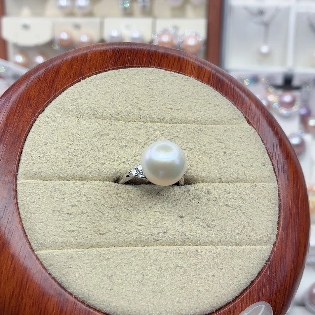 戒指淡水珍珠合金F