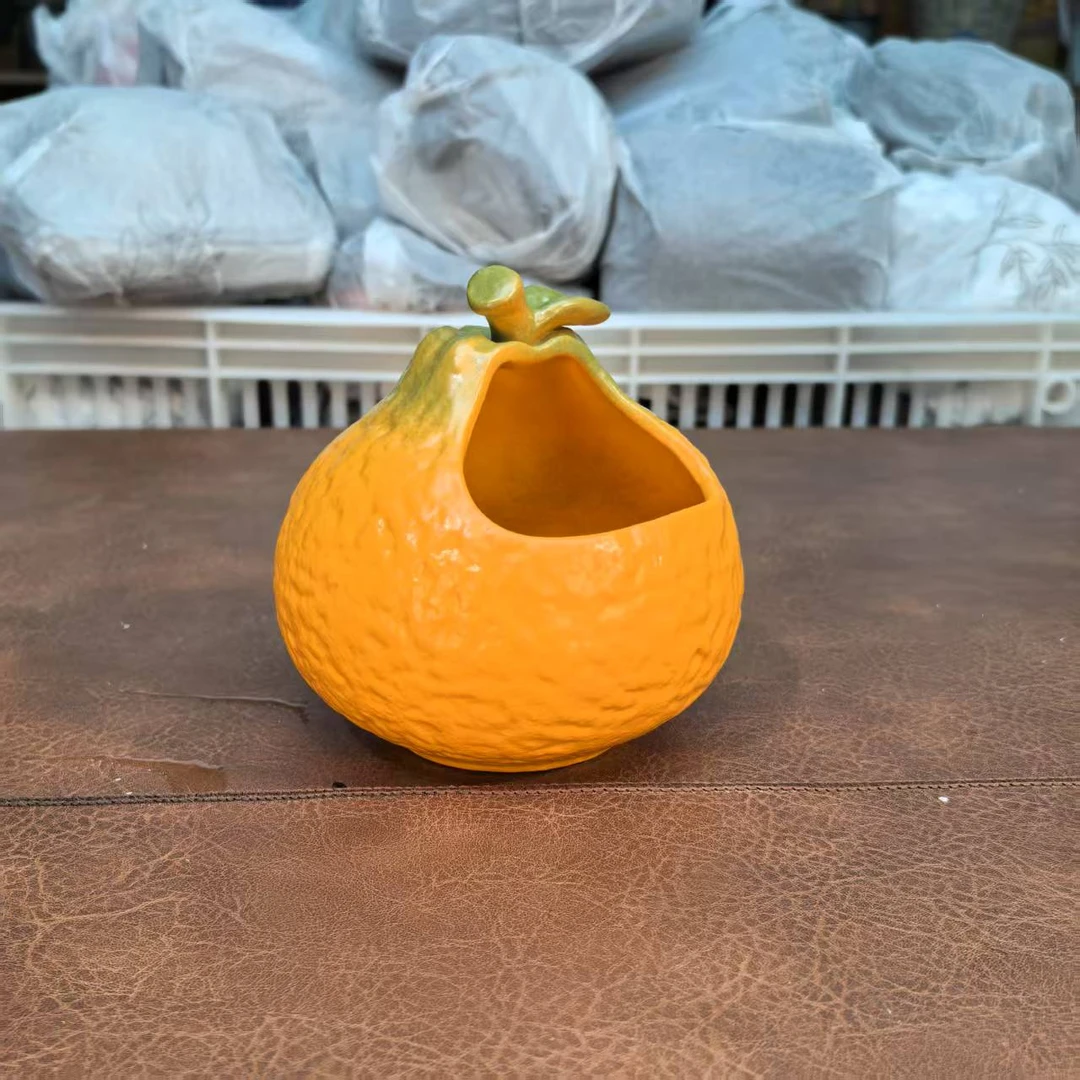 桃子茶器 大吉大利-烟灰缸【橙】-5809（直播专享）