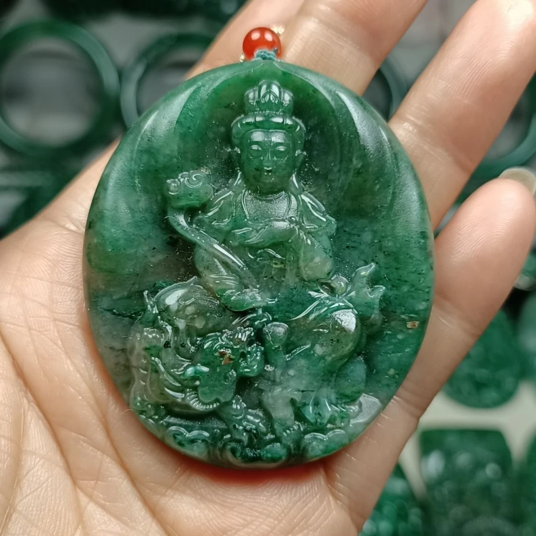 独山玉普贤菩萨未镶嵌