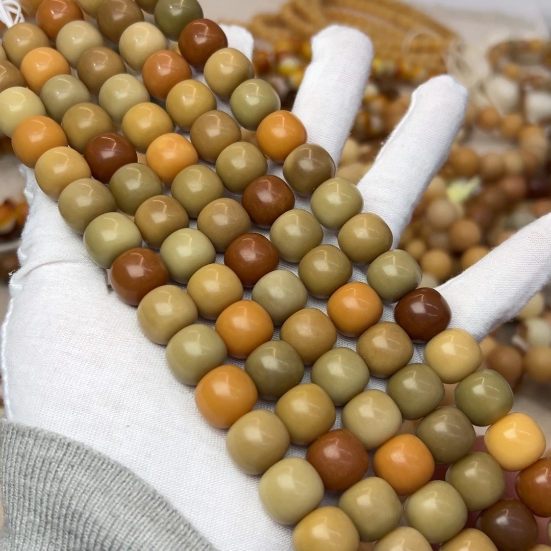 菩提根/象牙果吊坠14干磨蜜豆抹茶奶咖发一条696