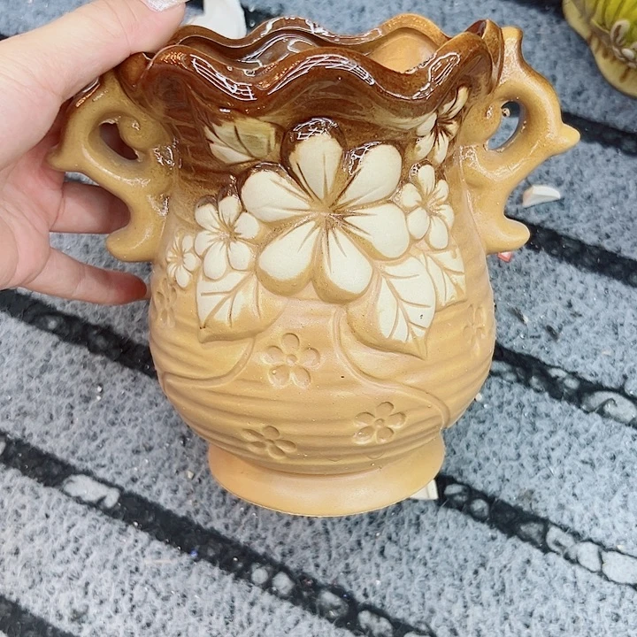有孔，满10元发货多肉陶瓷花盆