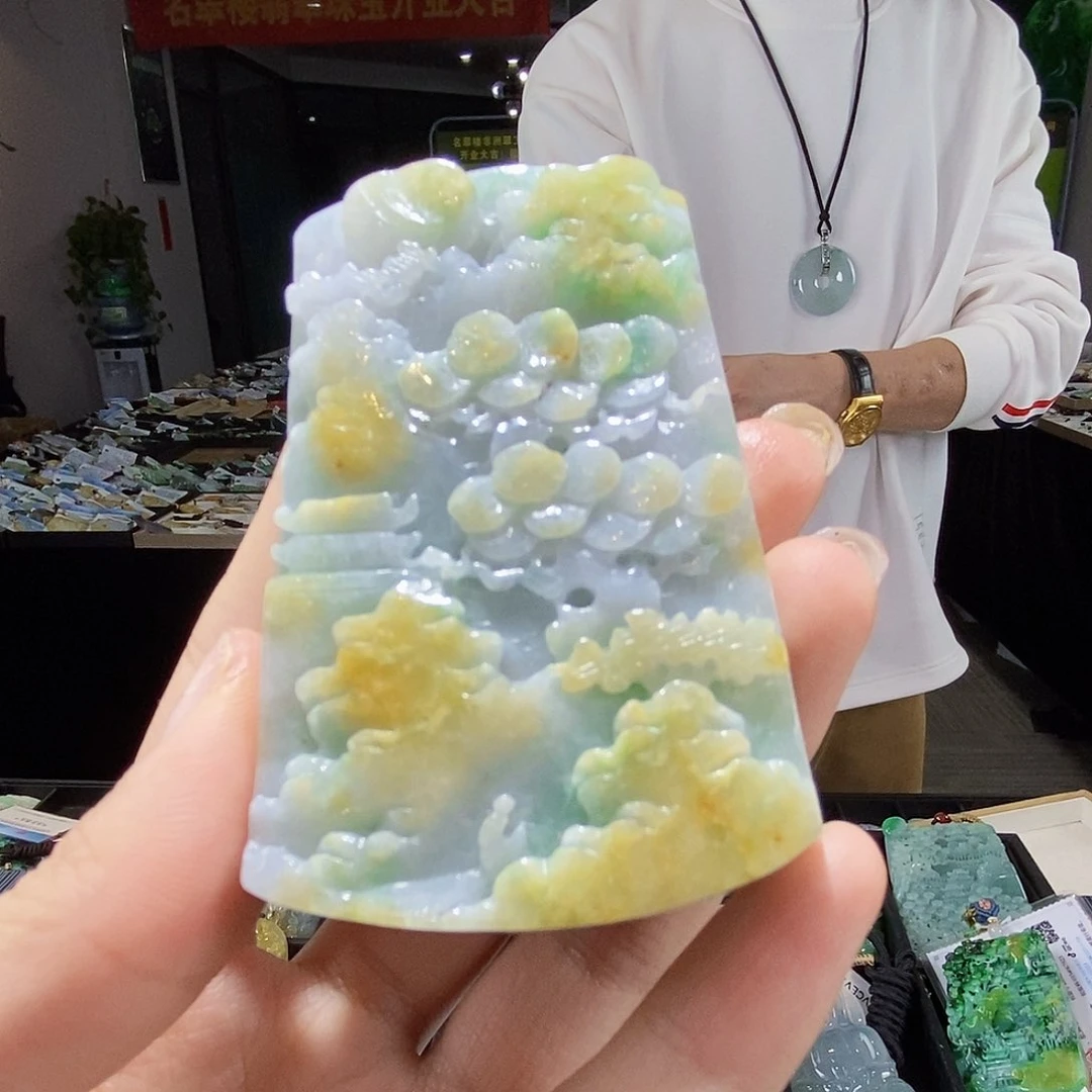 颈饰未镶嵌翡翠翡翠
