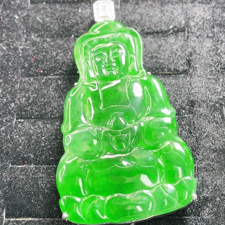 翡翠未镶嵌颈饰13