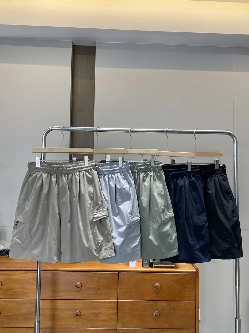 夏季男士速干透气吸湿排汗大口袋机能风工装直筒短裤82199