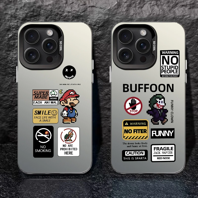 马里奥-【彩银壳】软包硬背手机壳男适用于苹果17/vivo/oppo小米17