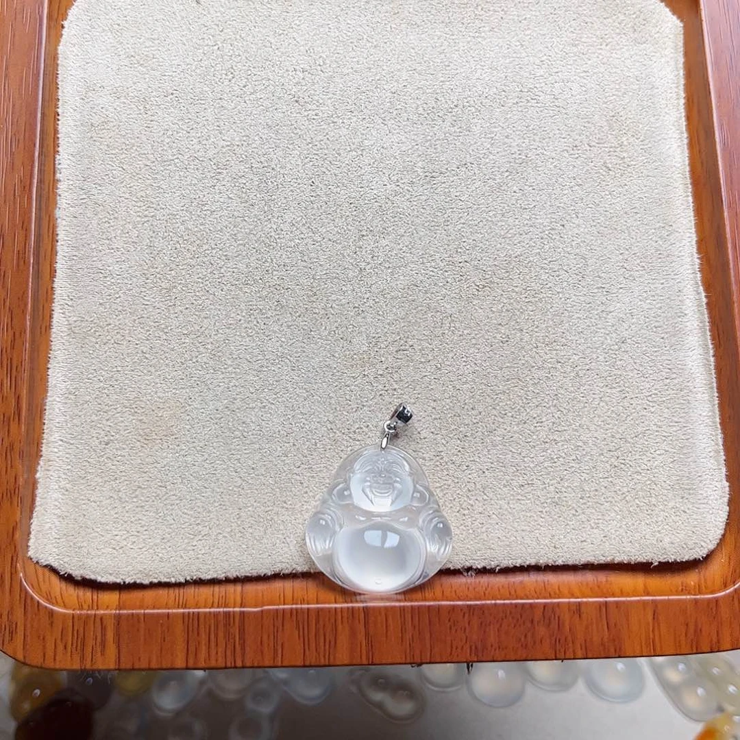 玛瑙/玉髓颈饰未镶嵌星*滨