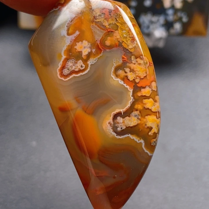 玛瑙/玉髓颈饰未镶嵌绿***湾