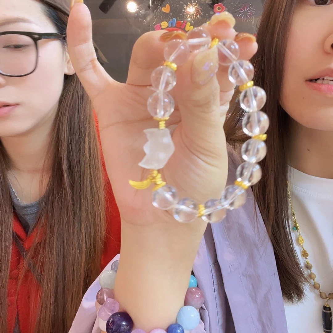 未镶嵌手链烟晶白水狐狸面具