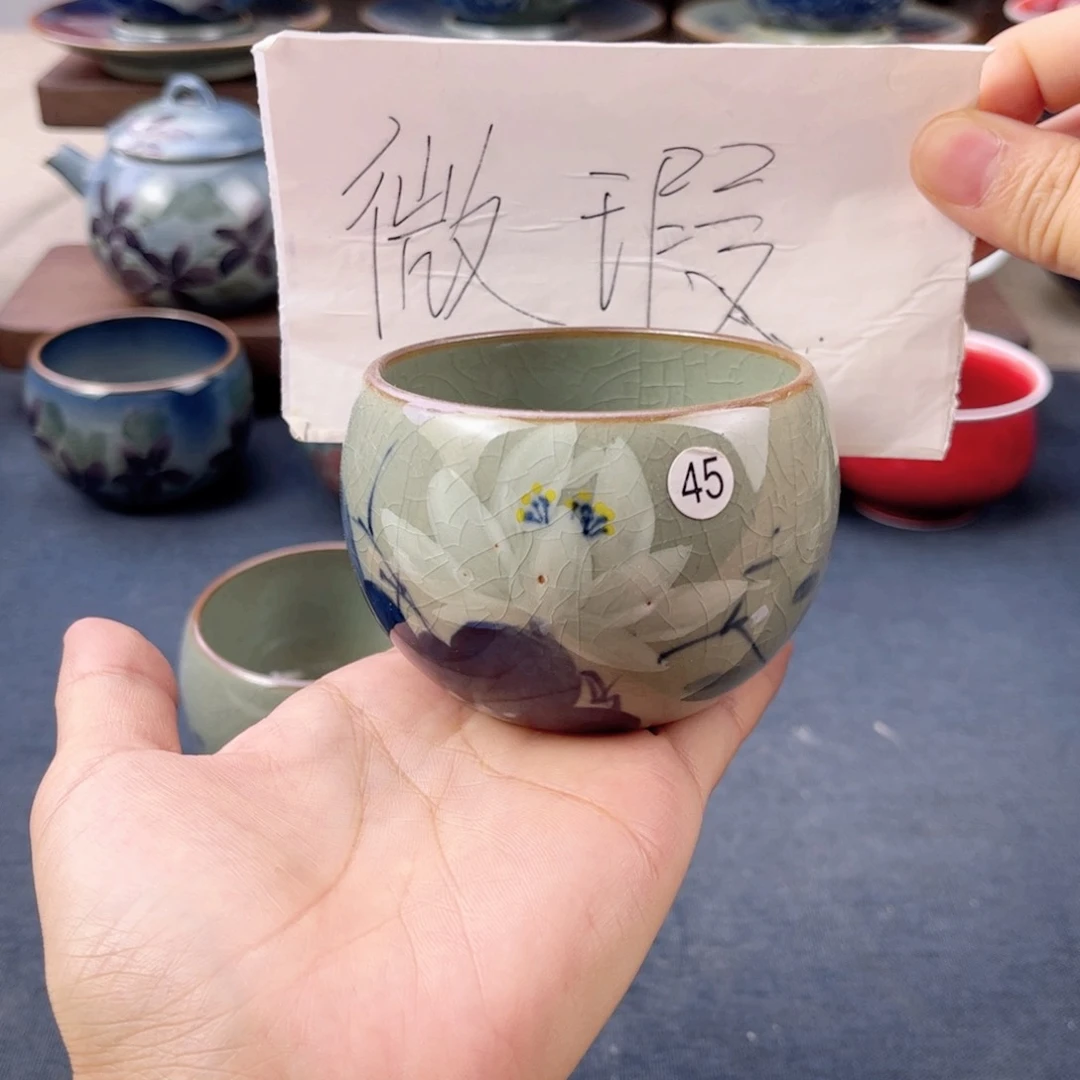 杯景德镇手绘手工茶具
