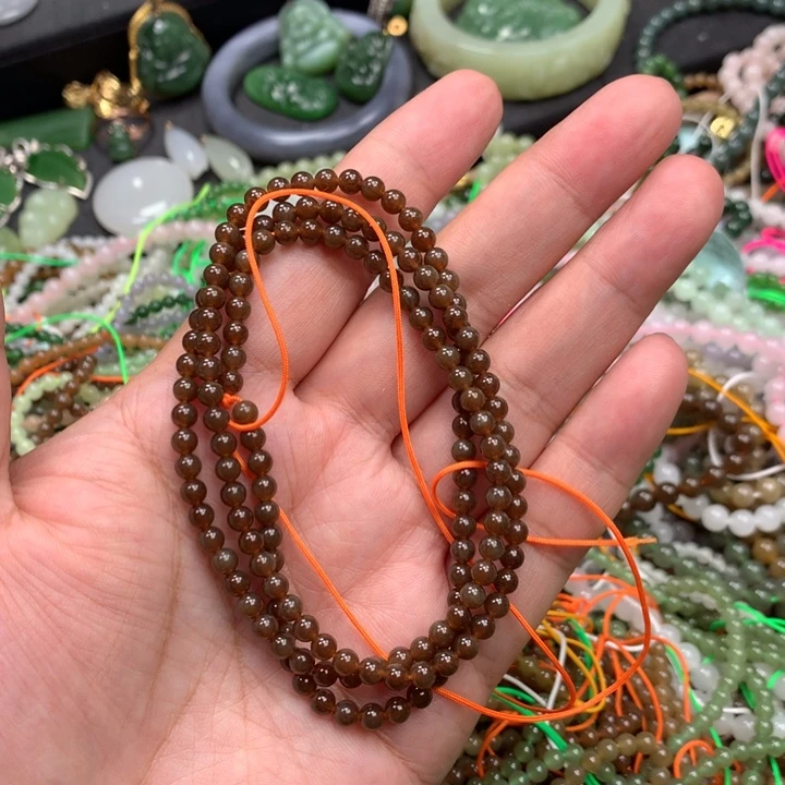 和田玉未镶嵌手链51