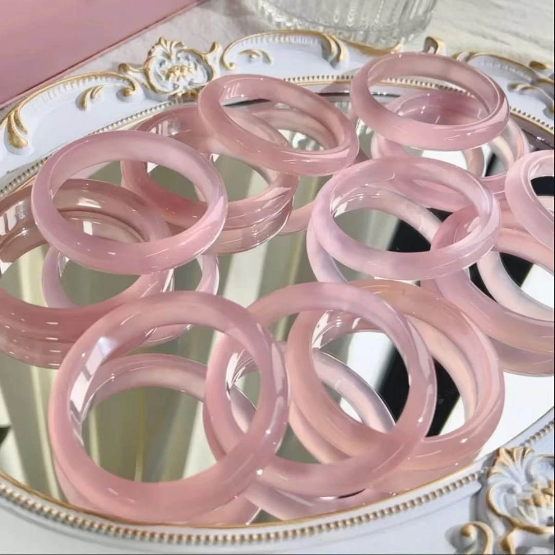 非金属仿水晶手镯 【对对碰】高货手镯，冰透古风时尚少女