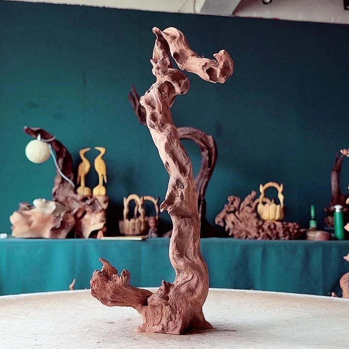 若***愚木724 金丝红木羊蹄甲半成品