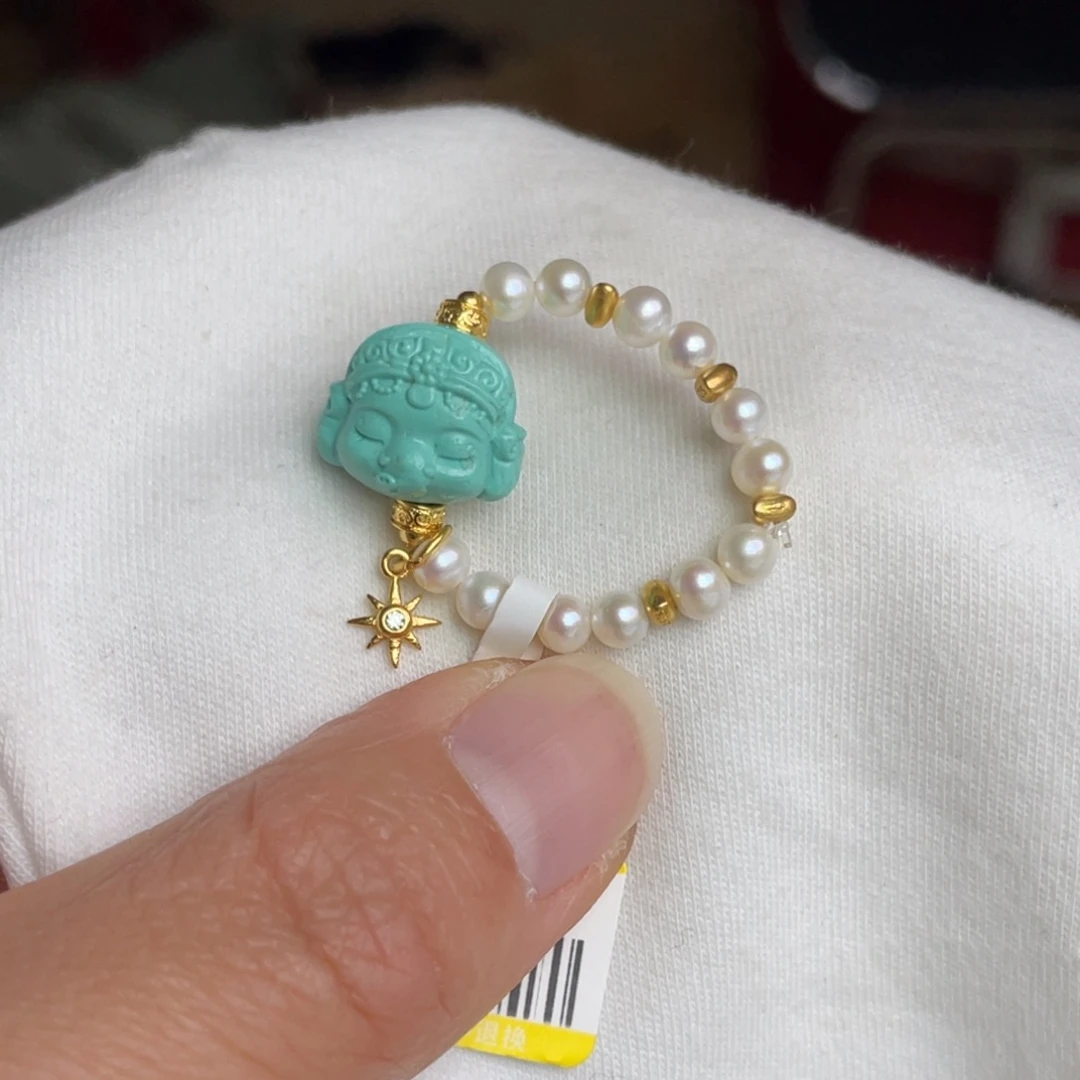 绿松石未镶嵌戒指