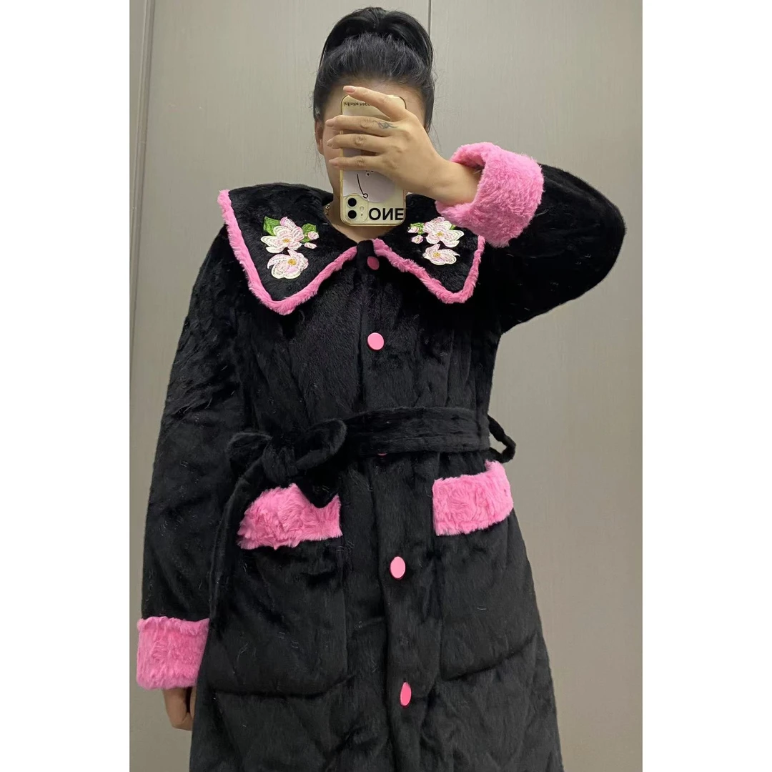 9002时尚保暖家居服套装可外穿高货女款睡衣休闲翻领设计