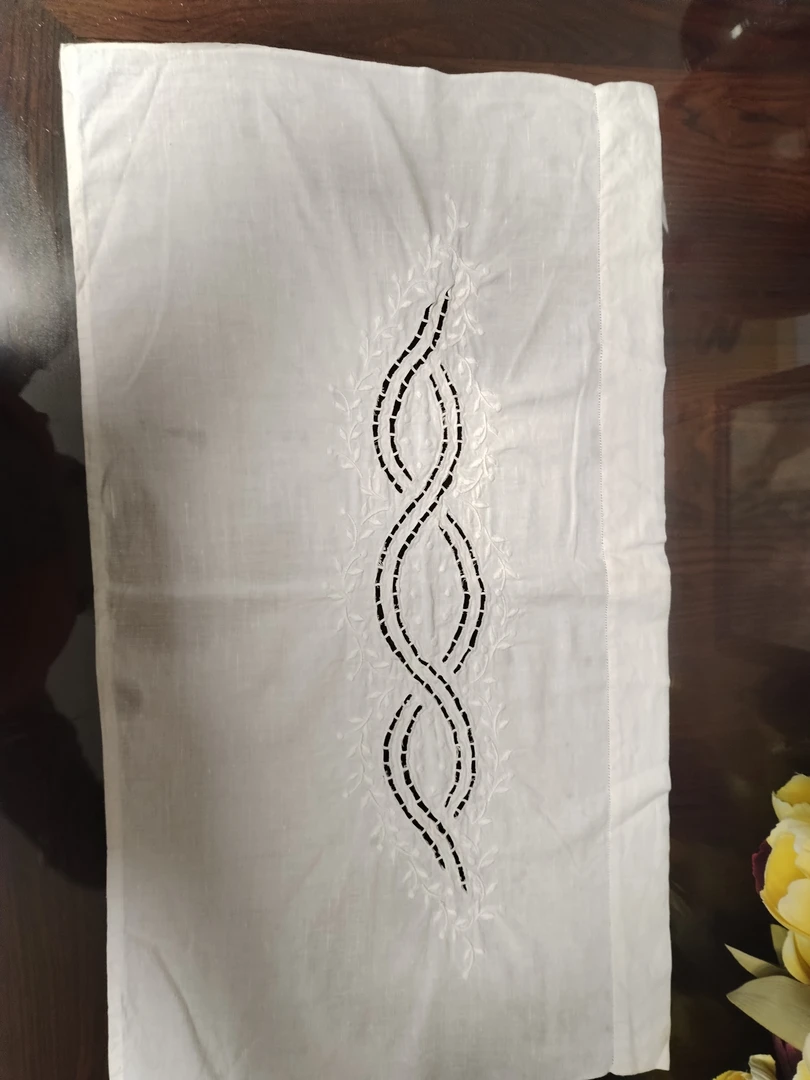 亚麻手工抽纱绣花小门帘，撤店甩卖。