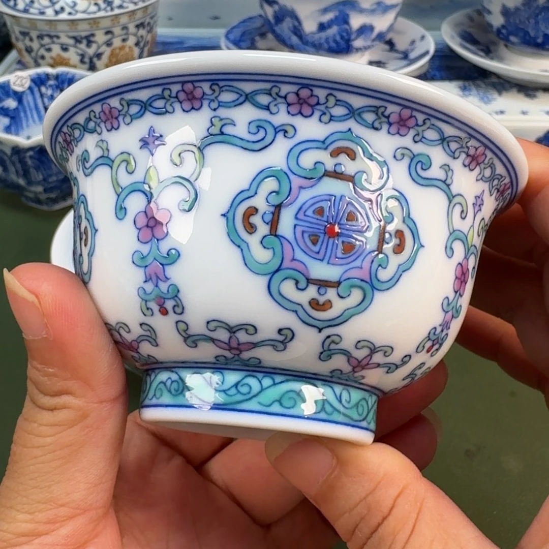 景德镇纯手绘茶具圆圆219