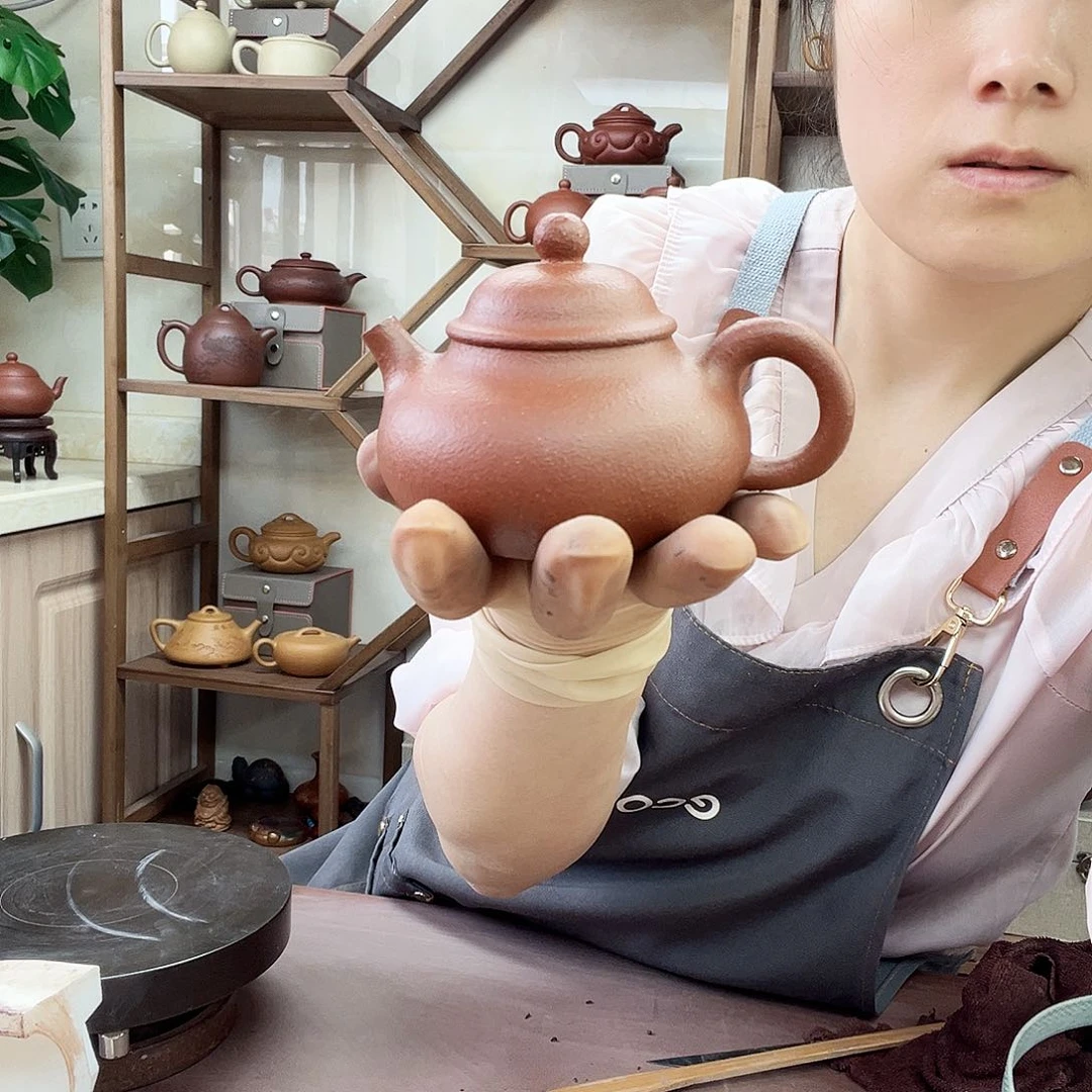 茶壶紫砂容天茶壶