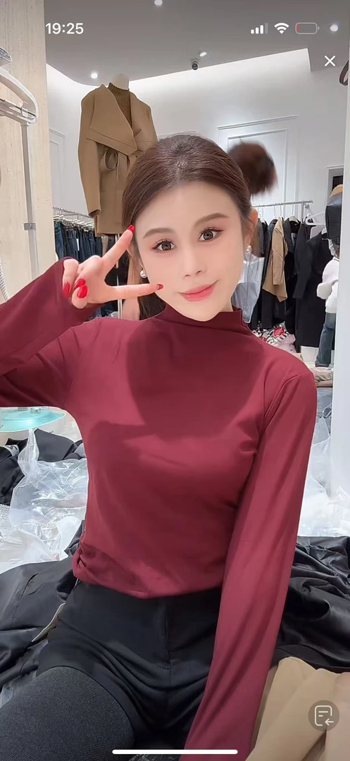 【QING】针织打底连衣裙